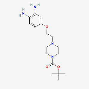 Tert-butyl 4-(2-(3,4-diaminophenoxy)ethyl)piperazine-1-carboxylate