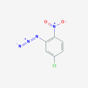 molecular formula C6H3ClN4O2 B8539435 2-Azido-4-chloro-1-nitrobenzene 
