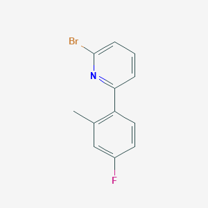 2-Bromo-6-(4-fluoro-2-methylphenyl)pyridine