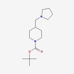 molecular formula C15H28N2O2 B8539473 4-Pyrrolidin-1-ylmethyl-piperidine-1-carboxylic Acid Tert-butyl Ester 