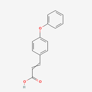 molecular formula C15H12O3 B8539595 4-Phenoxycinnamic acid 