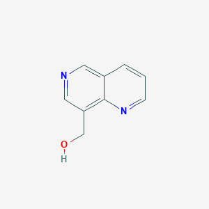 molecular formula C9H8N2O B8539596 1,6-Naphthyridine-8-methanol CAS No. 362606-13-1