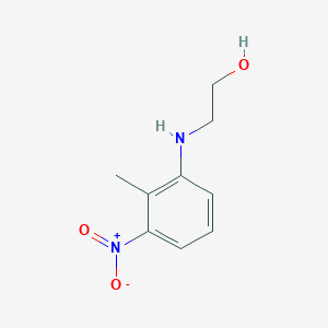 molecular formula C9H12N2O3 B8539625 beta-Hydroxyethylamino-6-nitrotoluene 