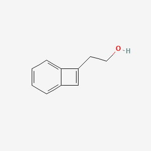 molecular formula C10H10O B8539639 2-Benzocyclobuten-1-ylethanol 