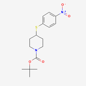 Tert-butyl 4-[(4-nitrophenyl)sulfanyl]piperidine-1-carboxylate