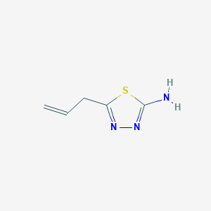 molecular formula C5H7N3S B8539667 5-Allyl-2-amino-1,3,4-thiadiazole 