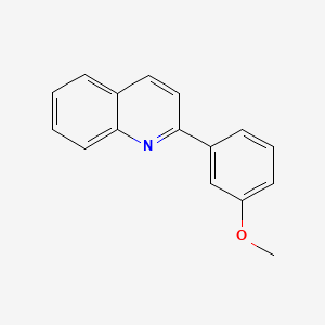 molecular formula C16H13NO B8539721 2-(3-Methoxyphenyl)quinoline 
