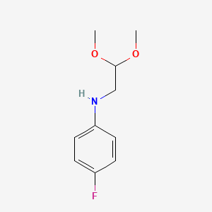 N-(2,2-dimethoxyethyl)-4-fluoroaniline