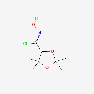 N-Hydroxy-2,2,5,5-tetramethyl-1,3-dioxolane-4-carboximidoyl chloride