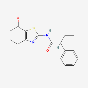 molecular formula C17H18N2O2S B8539831 N-(7-Oxo-4,5,6,7-tetrahydro-benzothiazol-2-yl)-2-phenyl-butyramide 