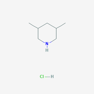 molecular formula C7H16ClN B8539842 3,5-Dimethylpiperidine hydrochloride 