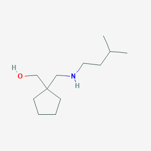 ({[(3-Methylbutyl)amino]methyl}cyclopentyl)methan-1-ol