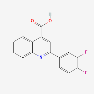 molecular formula C16H9F2NO2 B8539882 2-(3,4-Difluorophenyl)-4-quinolinecarboxylic acid 