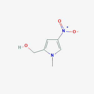 molecular formula C6H8N2O3 B8539962 (1-Methyl-4-nitro-1H-pyrrol-2-yl)methanol 