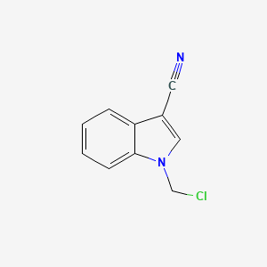 1-(chloromethyl)-1H-indole-3-carbonitrile