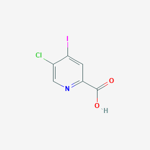 molecular formula C6H3ClINO2 B8539980 5-Chloro-4-iodo-2-pyridinecarboxylic acid 