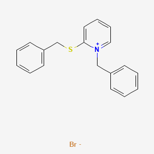 1-Benzyl-2-(benzylsulfanyl)pyridin-1-ium bromide