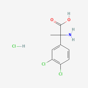 2-Amino-2-(3,4-dichlorophenyl)propanoic acid hcl