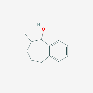molecular formula C12H16O B8540031 6-methyl-6,7,8,9-tetrahydro-5H-benzo[a]cyclohepten-5-ol 