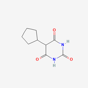 molecular formula C9H12N2O3 B8540064 5-Cyclopentylbarbituric Acid 