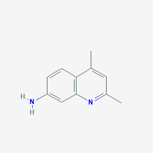 molecular formula C11H12N2 B8540071 7-Amino-2,4-dimethyl-quinoline 