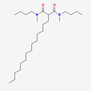 molecular formula C27H54N2O2 B8540085 n,n'-Dimethyl-n,n'-dibutyltetradecylmalonamide 