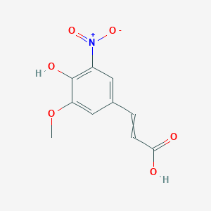 4-Hydroxy-3-methoxy-5-nitrocinnamic acid