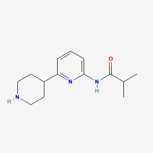 Propanamide, 2-methyl-N-[6-(4-piperidinyl)-2-pyridinyl]-