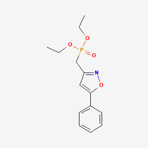 Phosphonic acid, [(5-phenyl-3-isoxazolyl)methyl]-, diethyl ester