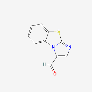 molecular formula C10H6N2OS B8540275 Imidazo[2,1-b]benzothiazole-3-carboxaldehyde 