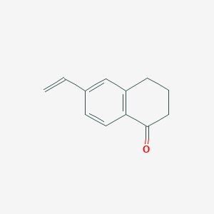 molecular formula C12H12O B8540302 6-vinyl-3,4-dihydronaphthalen-1(2H)-one 