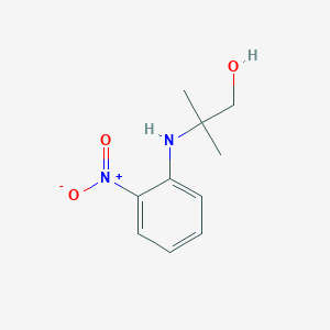 molecular formula C10H14N2O3 B8540346 2-(1,1-Dimethyl-2-hydroxyethyl)aminonitrobenzene 