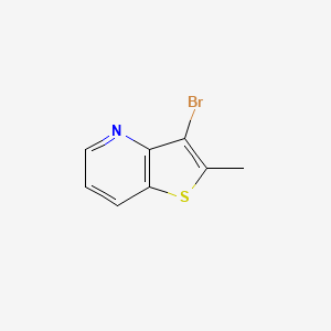 molecular formula C8H6BrNS B8540348 3-Bromo-2-methyl-thieno[3,2-b]pyridine 