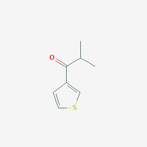 molecular formula C8H10OS B8540380 2-(3-Thenoyl)propane 