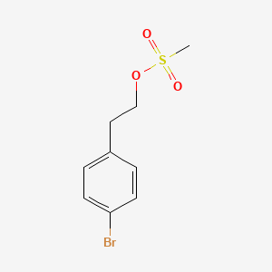 molecular formula C9H11BrO3S B8540393 4-Bromophenethyl Methanesulfonate 