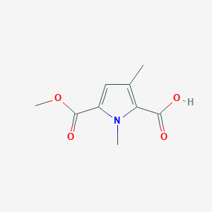 Methyl 5-carboxy-1,4-dimethylpyrrole-2-carboxylate