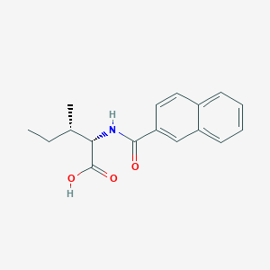 molecular formula C17H19NO3 B8540596 N-(Naphthalene-2-carbonyl)-isoleucine 