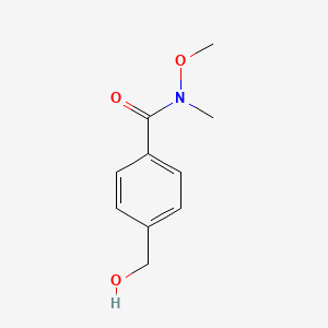 4-Hydroxymethyl-N-methoxy-N-methylbenzamide