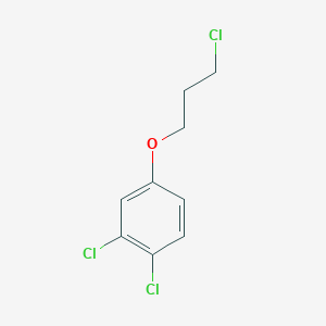 molecular formula C9H9Cl3O B8540731 3-(3,4-Dichlorophenoxy)propylchloride 