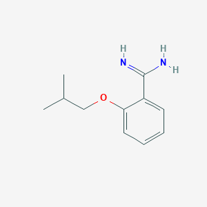 molecular formula C11H16N2O B8540764 2-Isobutoxybenzamidine 