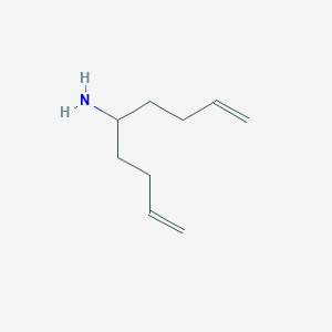 molecular formula C9H17N B8540910 1,8-Nonadiene-5-ylamine 