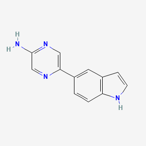 5-(1H-indol-5-yl)-pyrazin-2-ylamine