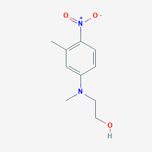 molecular formula C10H14N2O3 B8540932 2-[(3-Methyl-4-nitrophenyl)-N-methylamino]ethanol CAS No. 63467-55-0