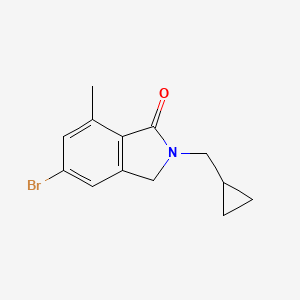 5-Bromo-2-cyclopropylmethyl-7-methyl-2,3-dihydro-isoindol-1-one