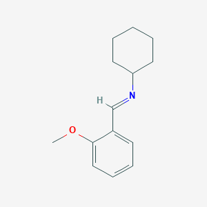 Cyclohexanamine, N-[(2-methoxyphenyl)methylene]-