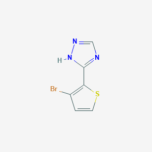 3-(3-bromothiophen-2-yl)-4H-1,2,4-triazole