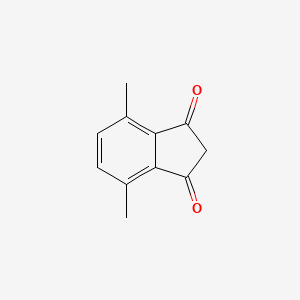 molecular formula C11H10O2 B8541104 4,7-Dimethyl indane-1,3-dione 