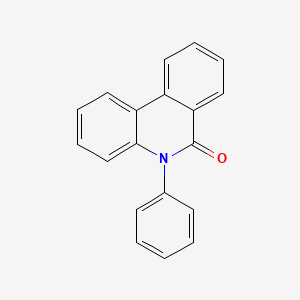molecular formula C19H13NO B8541109 5-phenyl-5H-phenanthridin-6-one CAS No. 13355-65-2