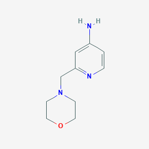 molecular formula C10H15N3O B8541131 2-Morpholin-4-ylmethyl-pyridin-4-ylamine 