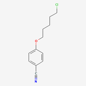 molecular formula C12H14ClNO B8541149 4-(5-Chloropentoxy) benzonitrile 